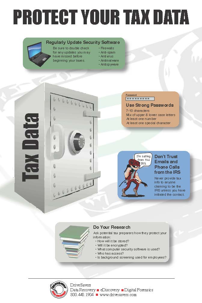 Protect Your Tax Data - Infographic
